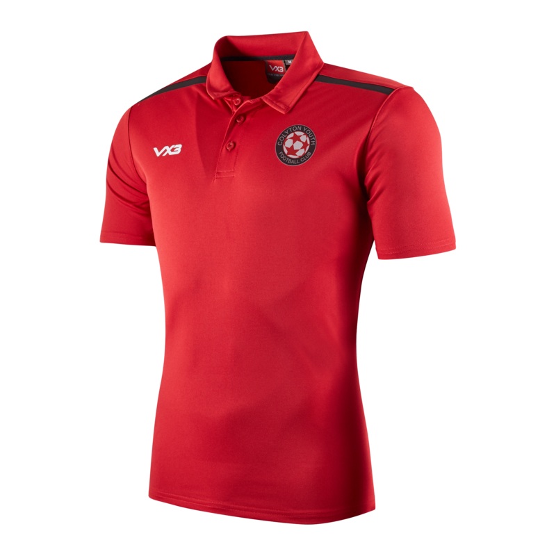 Colyton Youth FC Fortis Polo Red