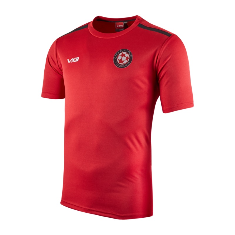 Colyton Youth FC Fortis Tee Red