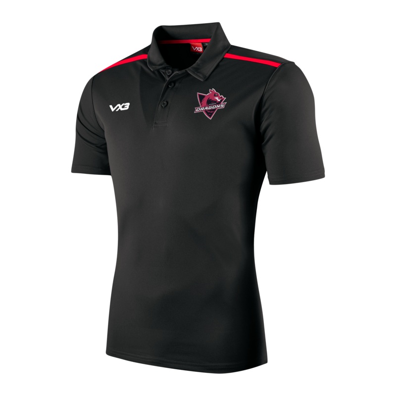 Cardiff Dragons Ice Hockey Fortis Youth Polo