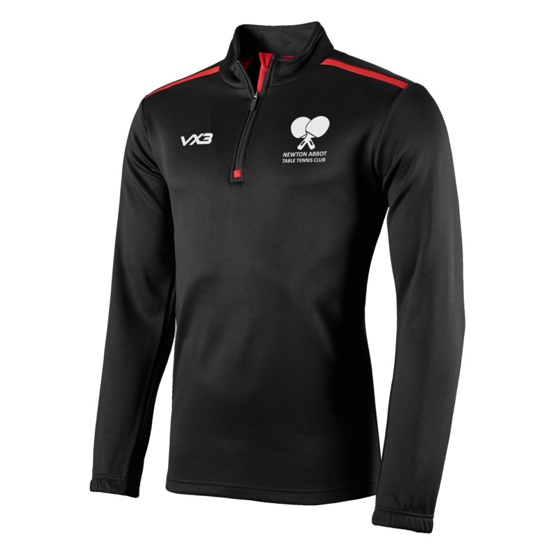 Newton Abbot Table Tennis Fortis Quarter Zip Sweat