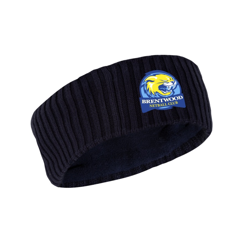 Brentwood Netball Club Knitted Headband