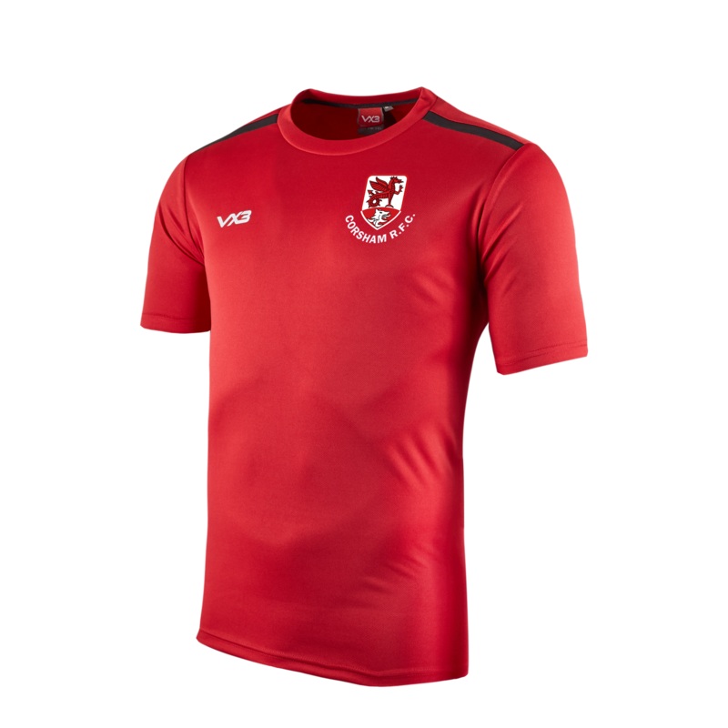 Corsham RFC Fortis Tee Red