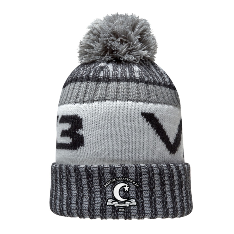 Bristol Saracens RFC Marl Bobble Hat
