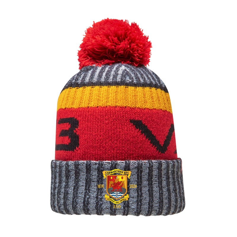 Carmarthen Quins RFC Marl Bobble Hat