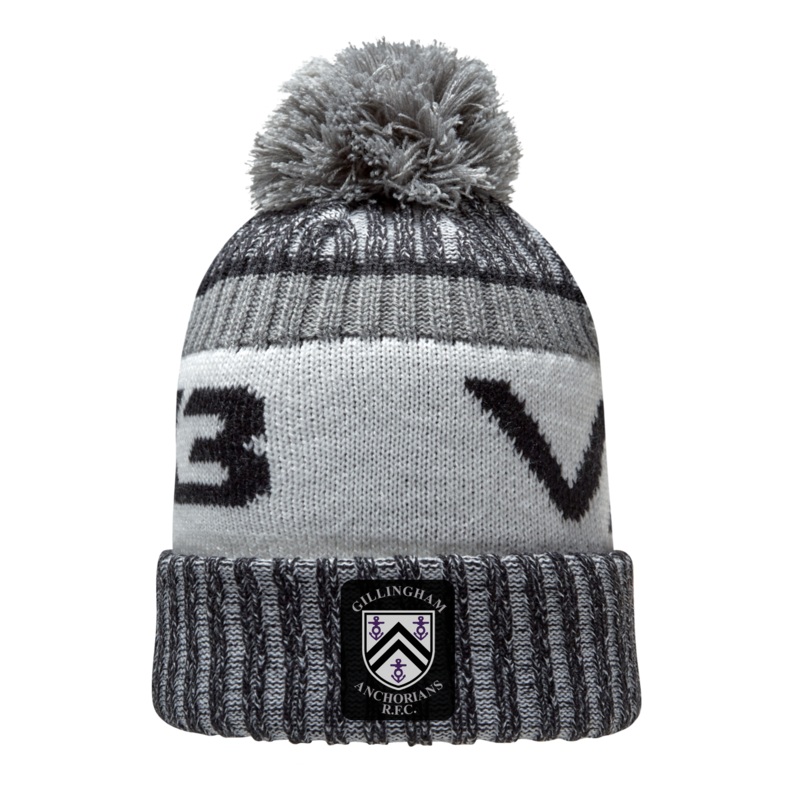 Gillingham Anchorians Fleece-Lined Bobble Hat