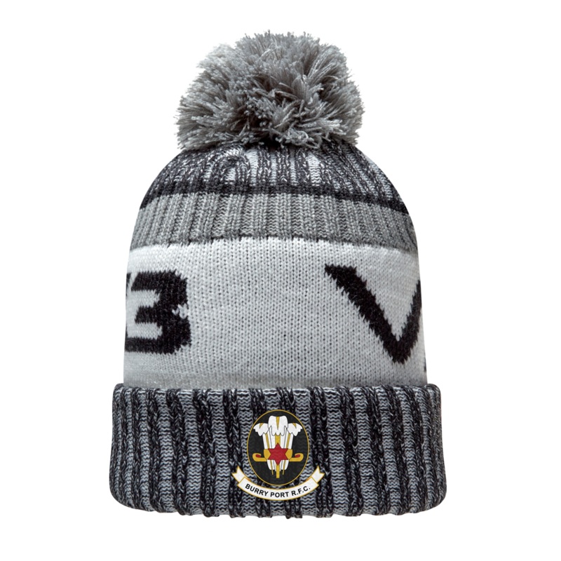 Burry Port RFC Marl Bobble Hat
