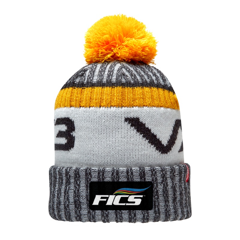 FICS Games Store Marl Bobble Hat Amber