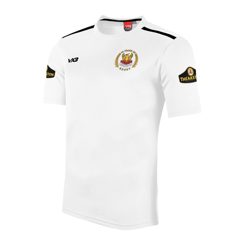 Cirencester RFC 75th Anniversary Range White Fortis Tee