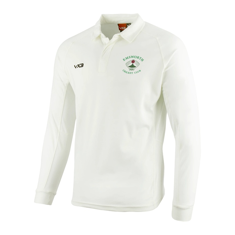 Emsworth Cricket Club Juniors Long Sleeve Shirt - ADULT