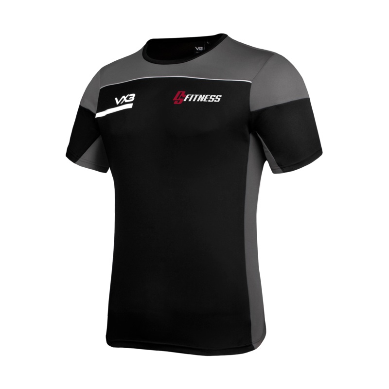 DS Fitness Black/Grey Opus Tee Youth