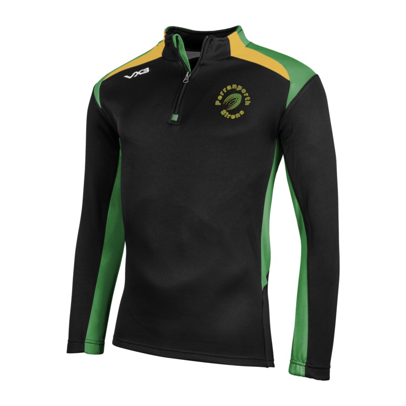 Perranporth RFC Sirens Novus Half Zip Sweat