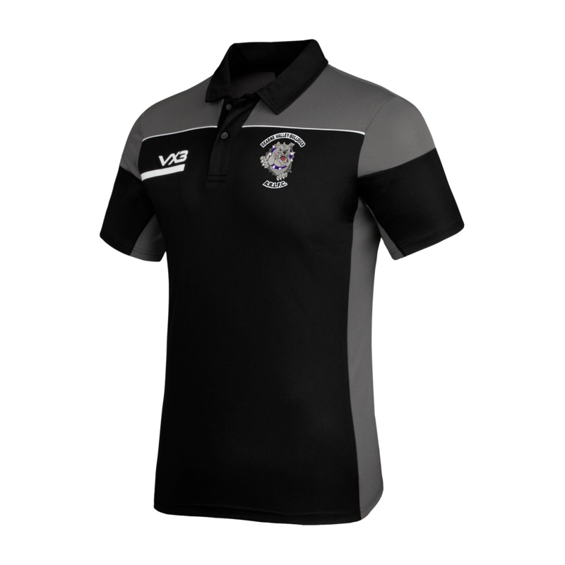 Dearne Valley Bulldogs Opus Polo - Black Grey