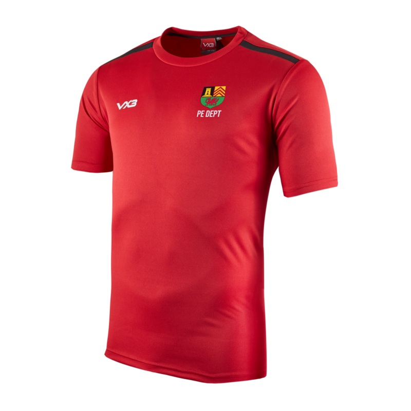 Fitzalan School PE Dept. Red Fortis Tee