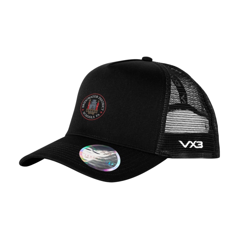 Bridgwater District Schools FA Black Trucker Cap