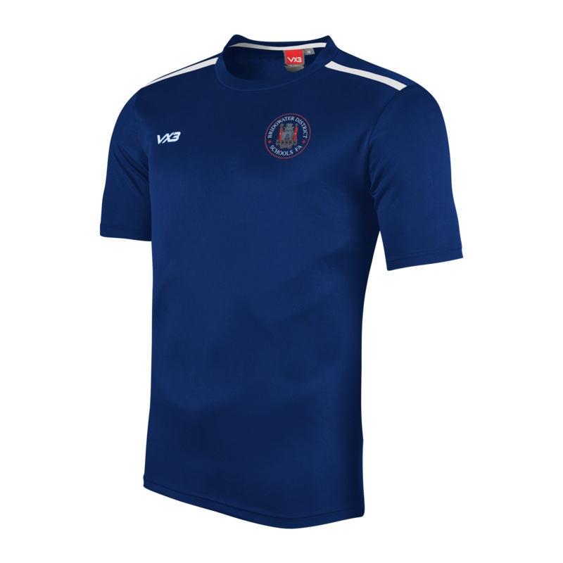 Bridgwater District Schools FA Navy Fortis Tee