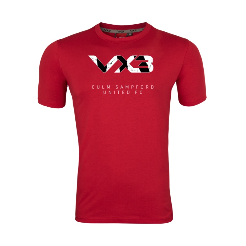 Culm Sampford United FC Red Invicta Club Tee