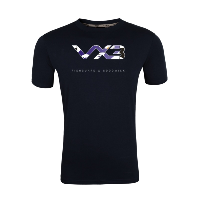 Fishguard and Goodwick RFC Navy Invicta Club Tee