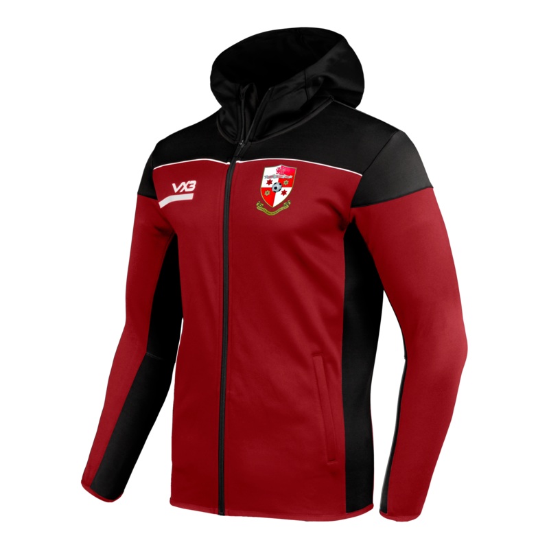 Godrergraig Athletic AFC Opus Zoodie - Red Black