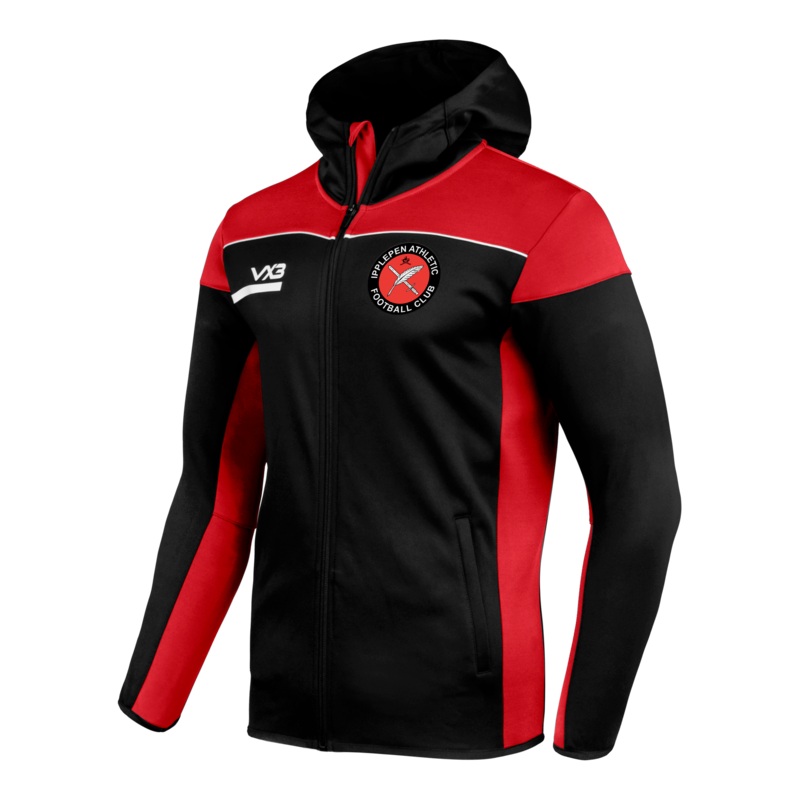 Ipplepen Athletic Football Club Opus Zoodie - Black Red