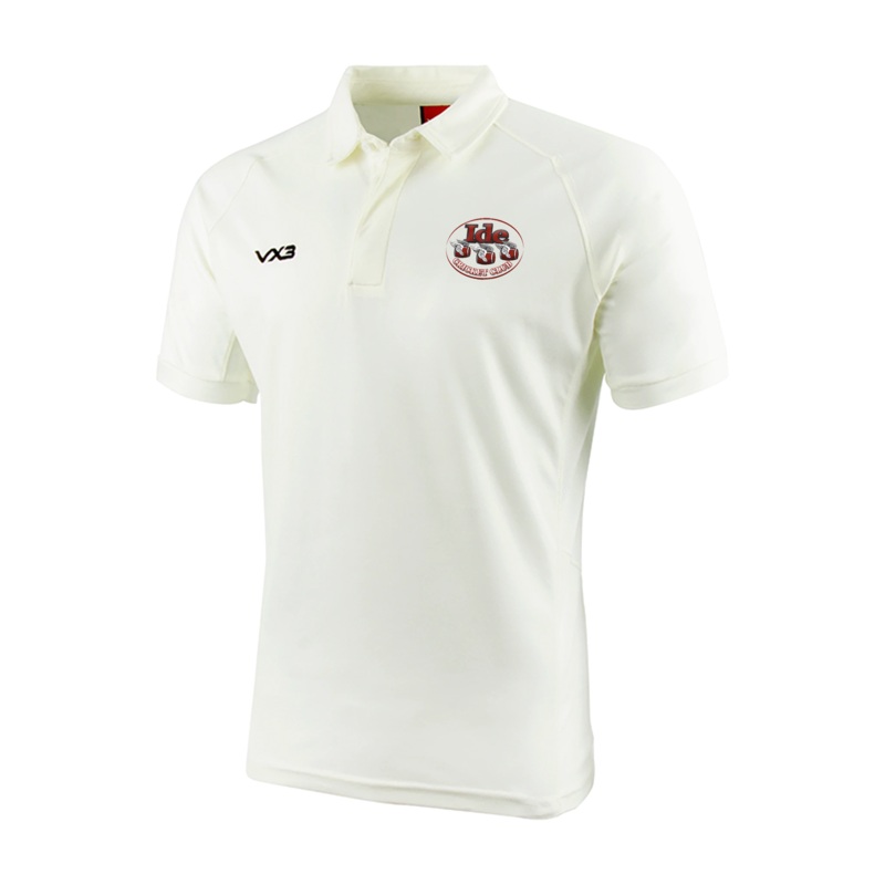 Ide Cricket Club Whites Short Sleeve Shirt