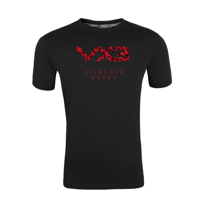 Glyncoch RFC Black Womens Invicta Club Tee