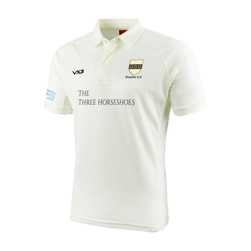Grimston CC Ladies Whites Short Sleeve Shirt
