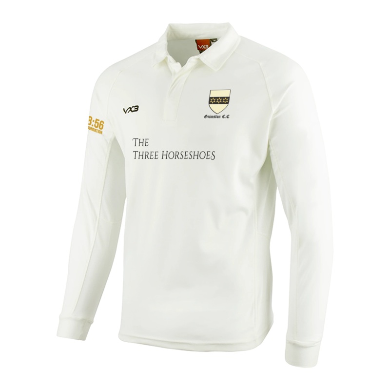 Grimston CC Whites Long Sleeve Shirt
