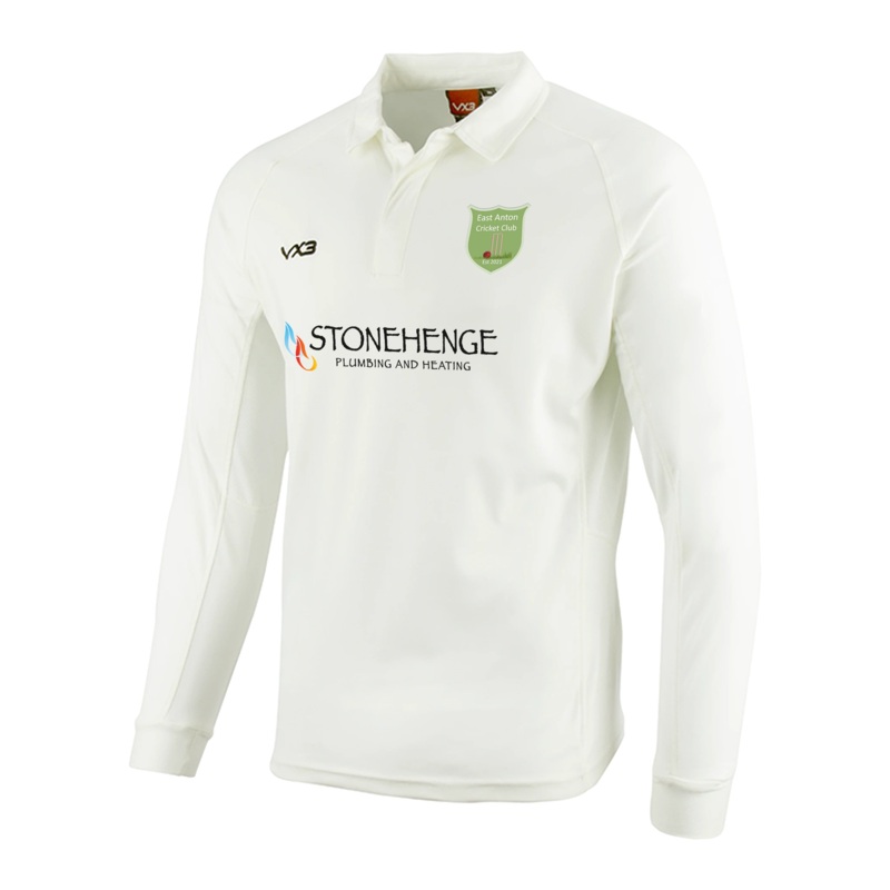 East Anton CC Whites Long Sleeve Shirt