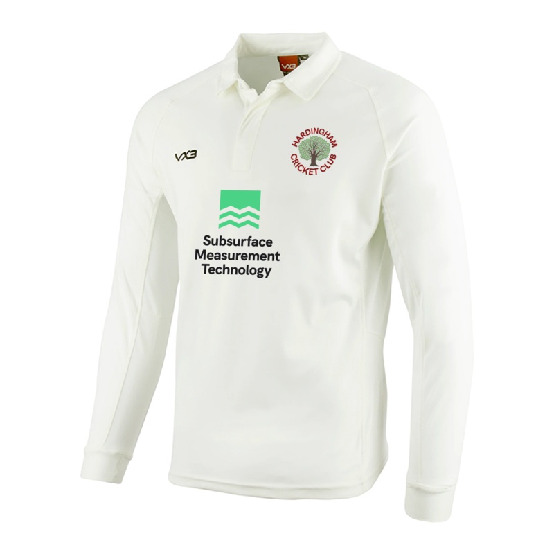Hardingham Cricket Club Whites Long Sleeve Shirt