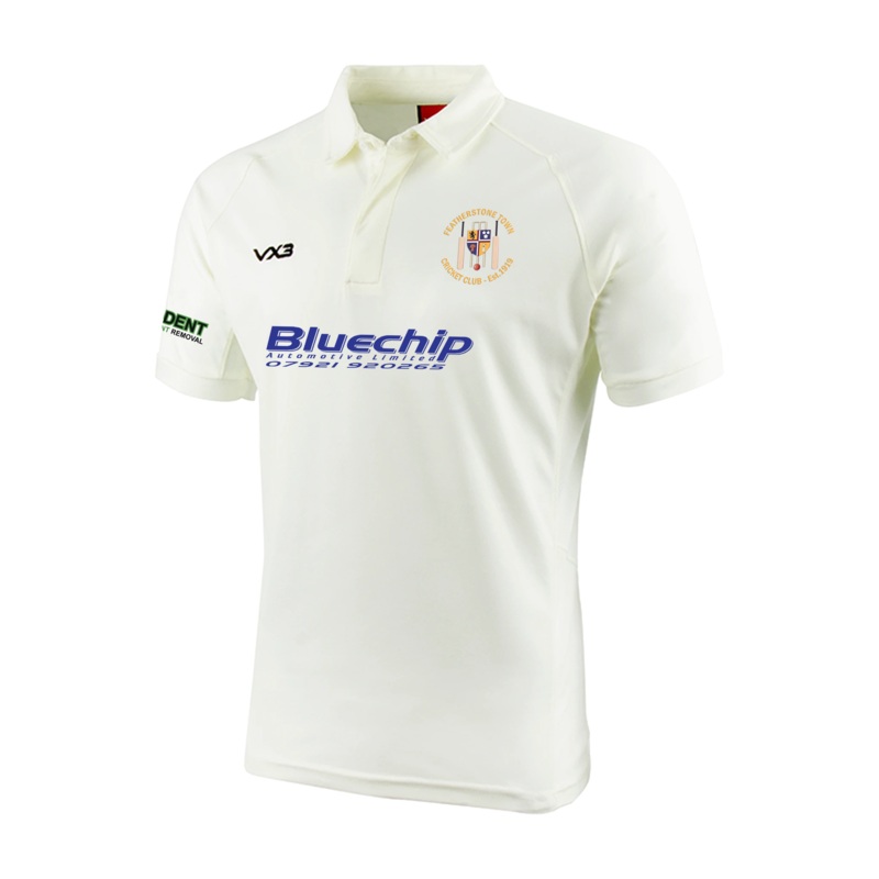 Featherstone Town Cricket Club Whites S/S Shirt