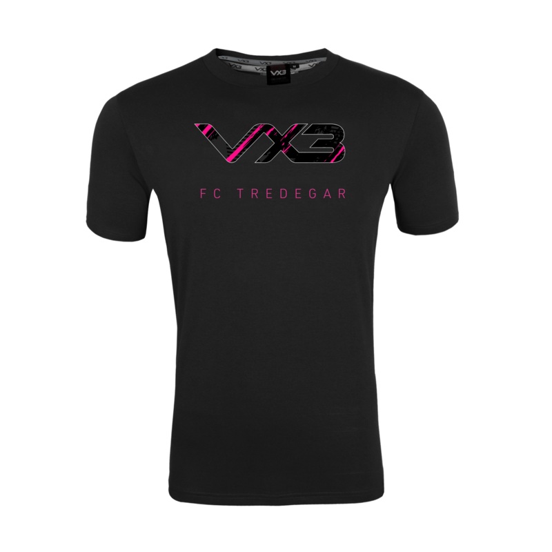 FC Tredegar Black Womens Invicta Club Tee