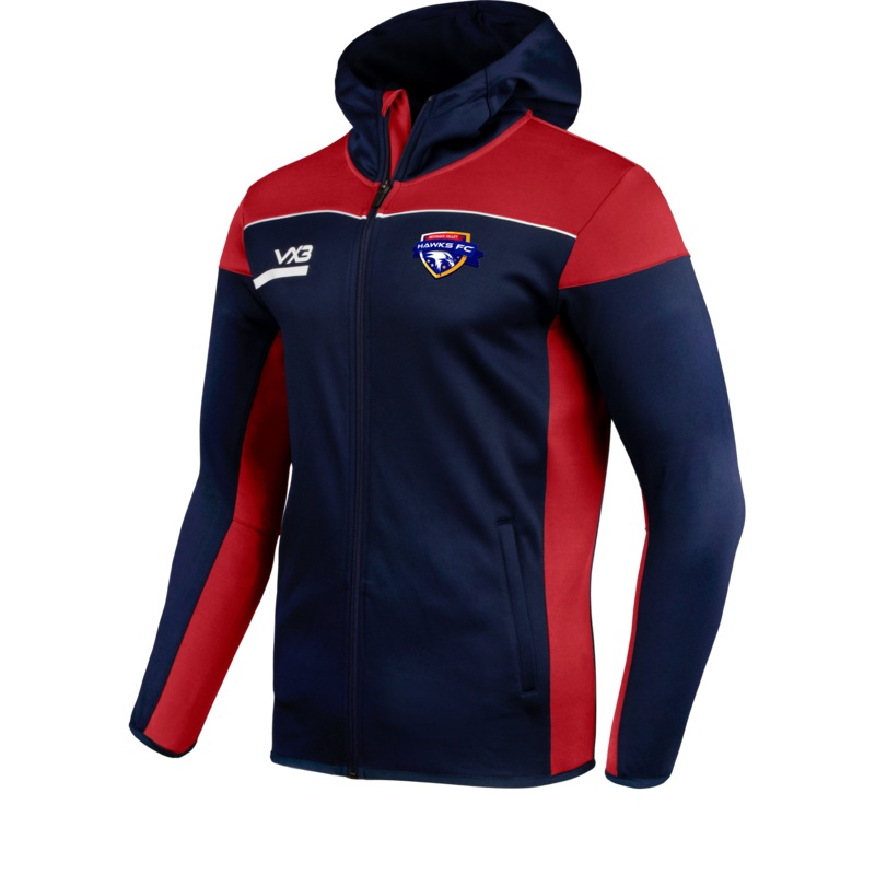 Merrimack Valley Hawks FC Opus Zoodie - Navy Red