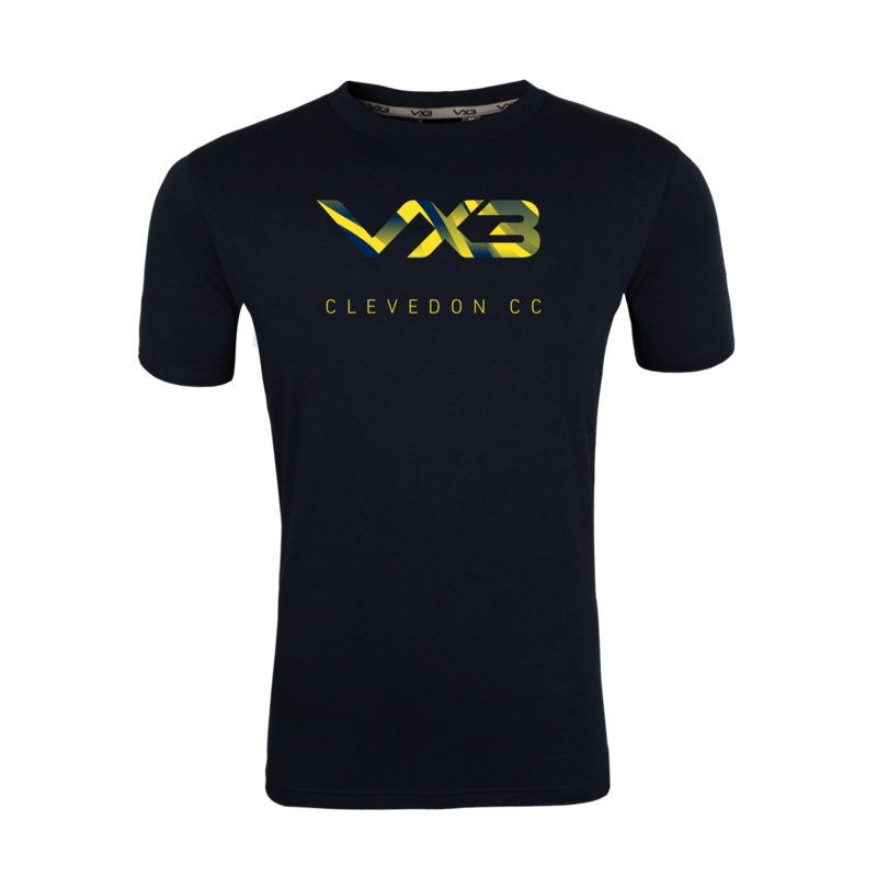 Clevedon Cricket Club Navy Invicta Club Tee