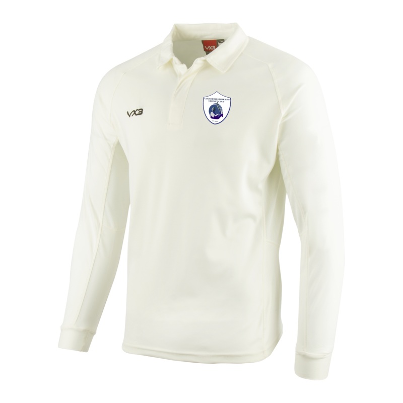 Gosforth Strikers CC Cricket Whites Long Sleeve Shirt