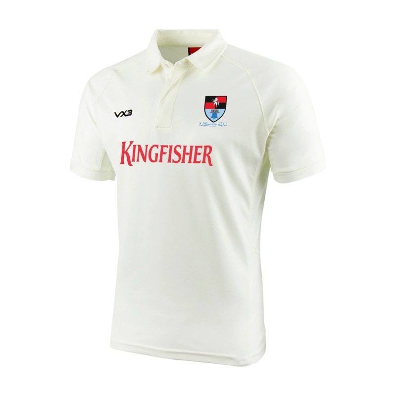 Holcombe and Blue Bell Hill Cricket Club Whites Short Sleeve Shirt