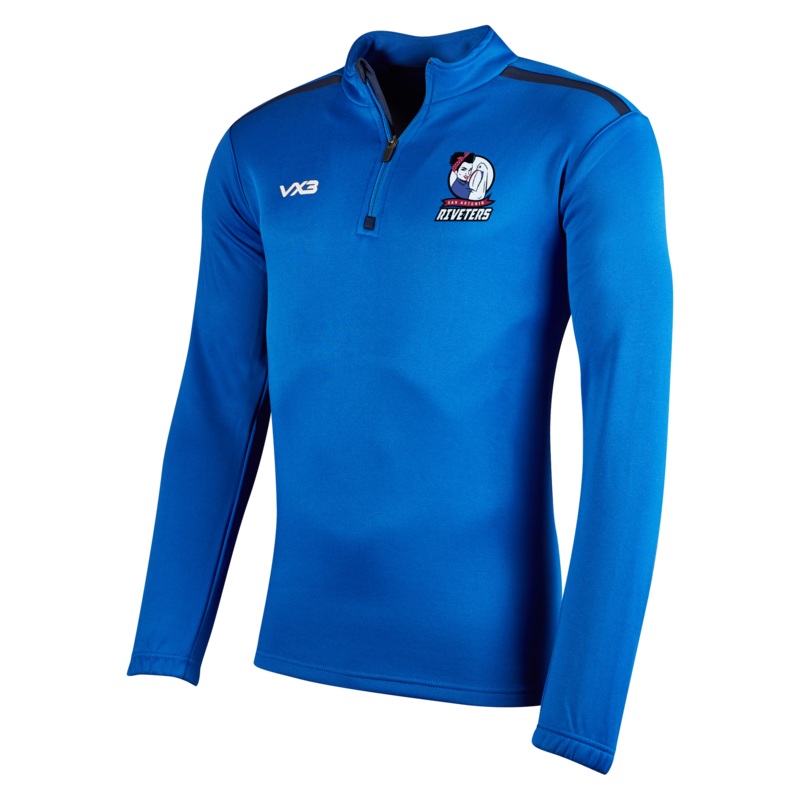 San Antonio Riveters Rugby Club Fortis Quarter Zip Sweat