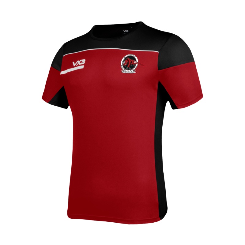 Cadishead Rhinos ARLFC Opus Tee - Red Black