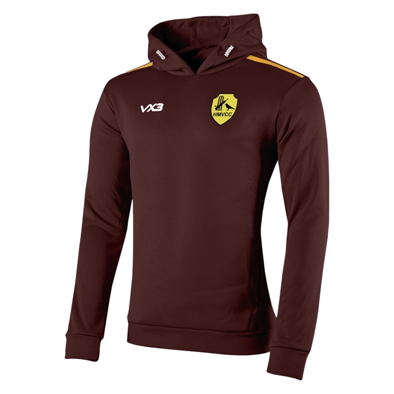 Heaton Mersey Village Cricket Club Maroon Fortis Hoodie