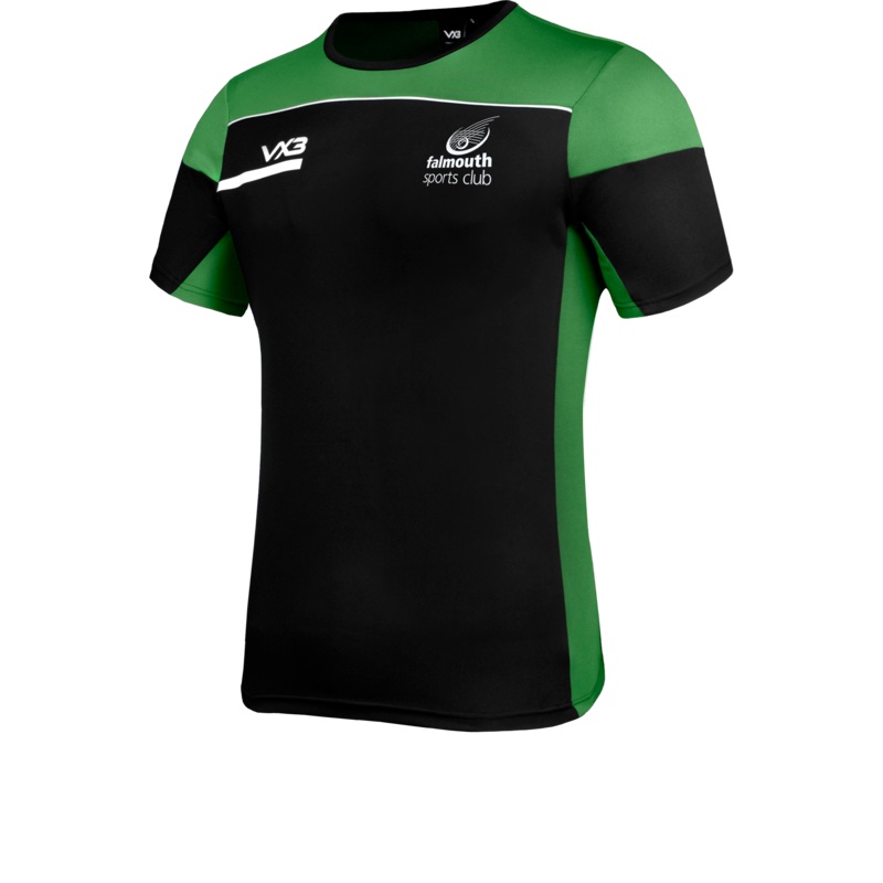 Falmouth Sports Club Opus Tee - Black Emerald