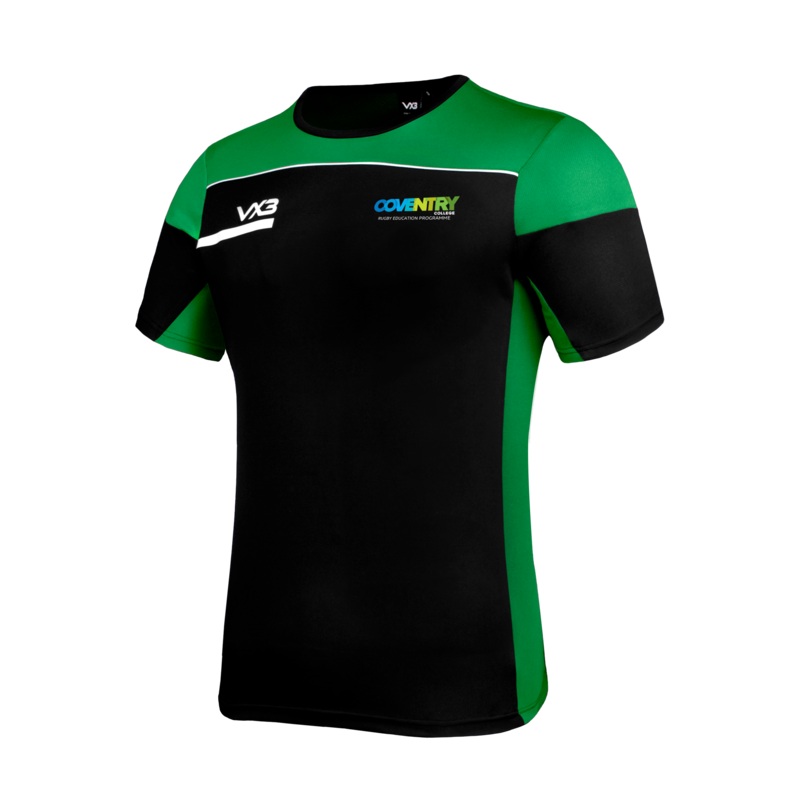 Coventry College Rugby Education Programme Opus Tee - Black Emerald