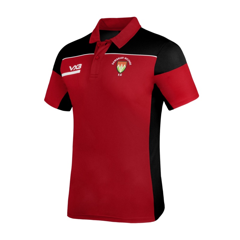 Cambrian Welfare FC Red Opus Polo