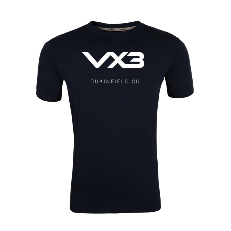 Dukinfield Cricket Club Navy Invicta Club Tee