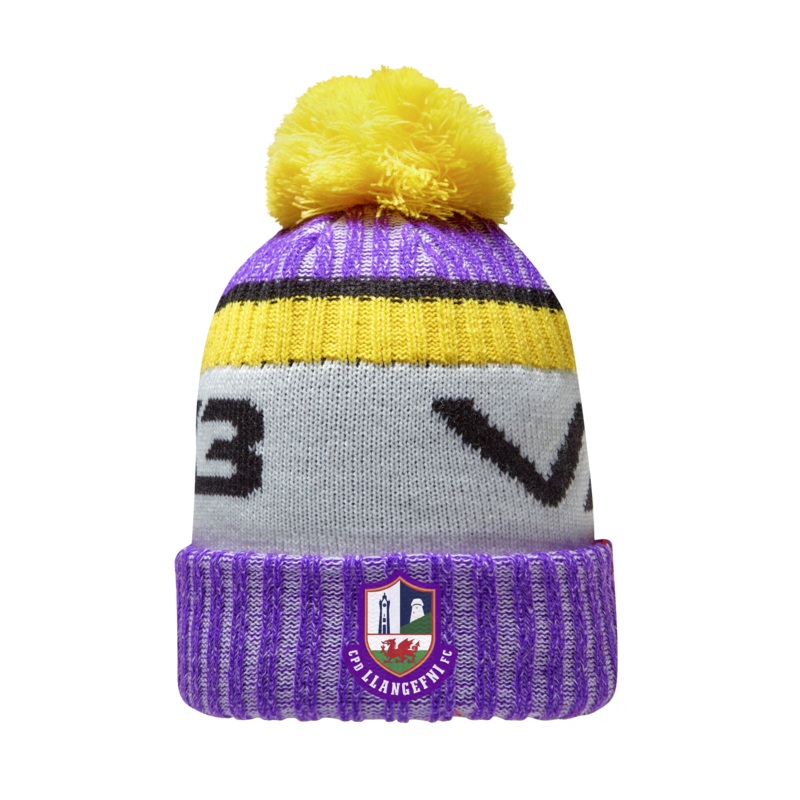CPD Llangefni FC Fleece-Lined Bobble Hat