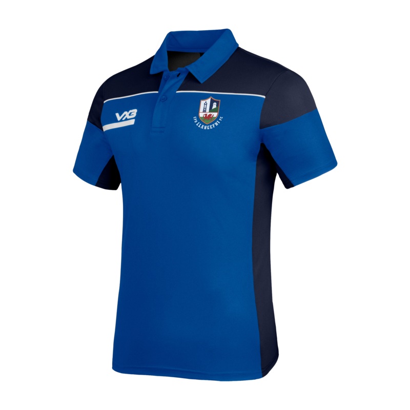 CPD Llangefni FC Royal/Navy Opus Polo