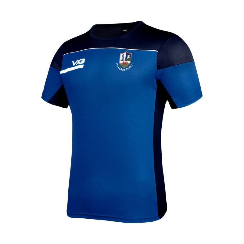 CPD Llangefni FC Royal/Navy Opus Tee