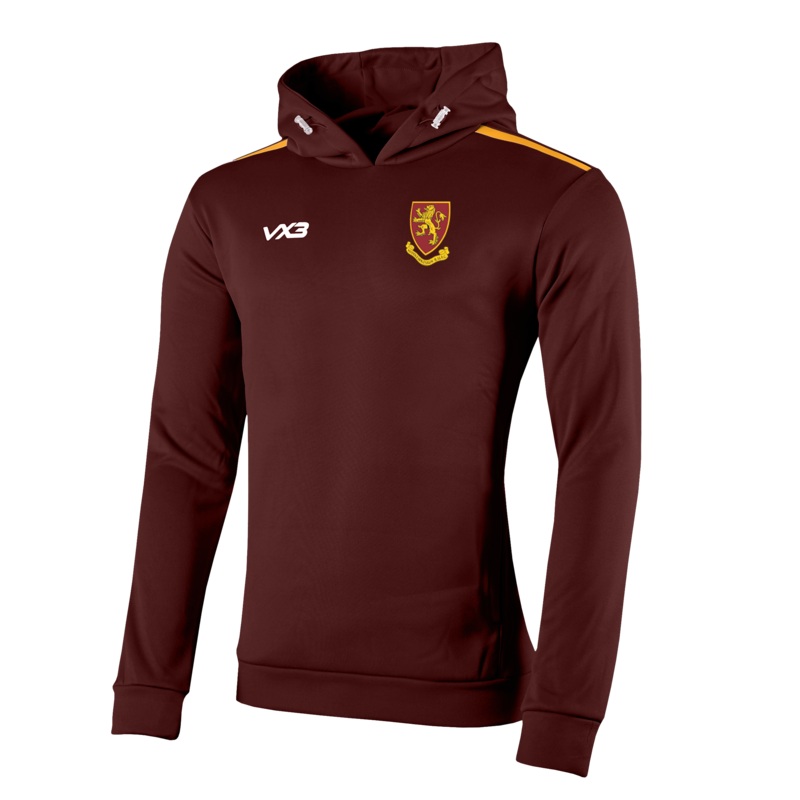 Middlesbrough RUFC Fortis Hoodie Maroon/Amber