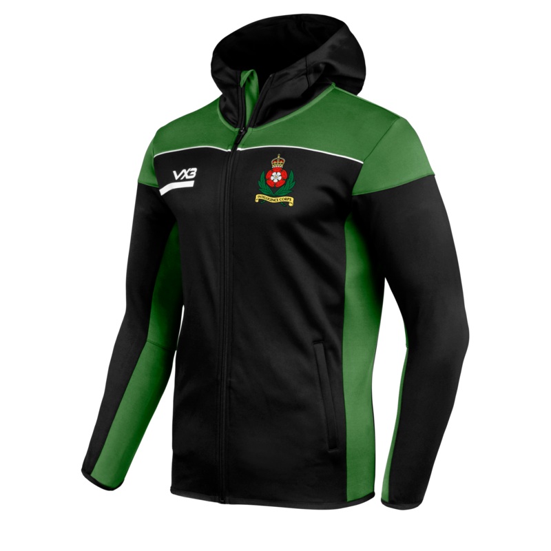 Intelligence Corps Rugby Opus Zoodie - Black Emerald