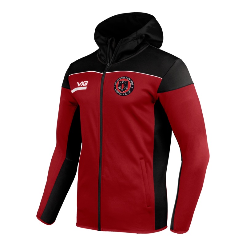 Cullompton Rangers FC Opus Zoodie - Red Black