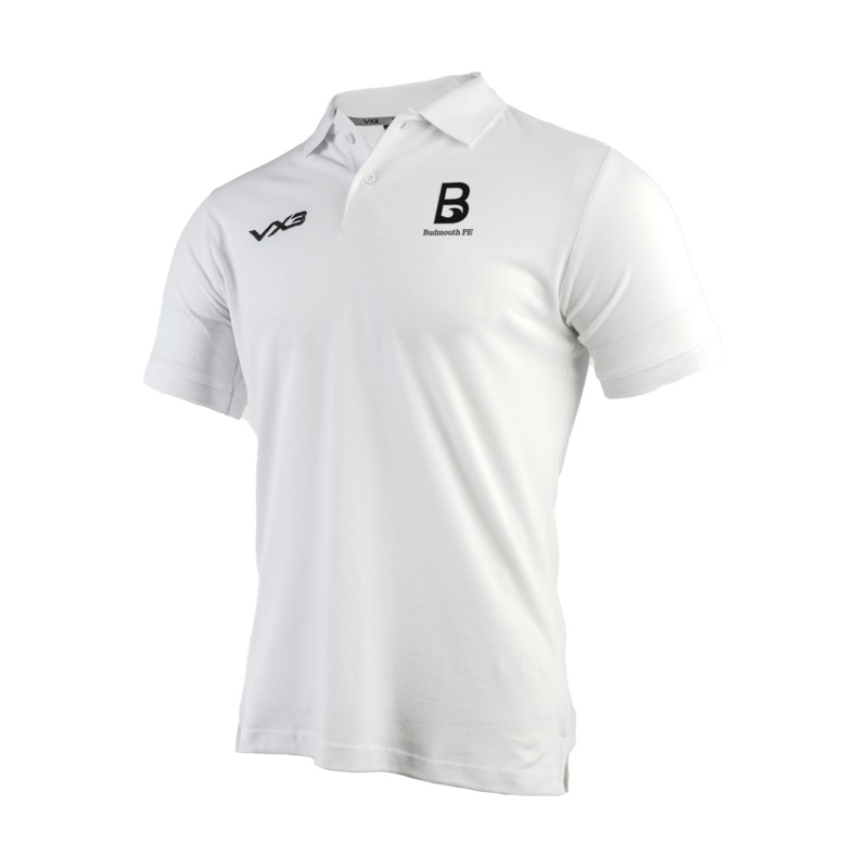 Budmouth School White Primus Polo Shirt