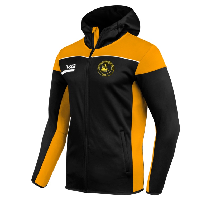 Peasedown Miners Welfare FC Opus Zoodie - Black Amber